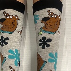 Scooby-Doo Gray and Black Crew Socks